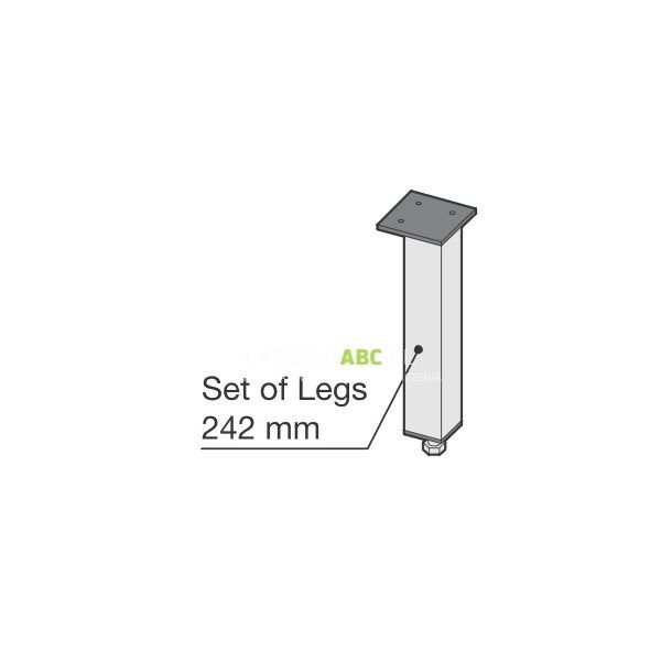 ROCA SUIT хром. Ножки для мебели, 2 шт, 24 см. A816816339 A816816339 фото